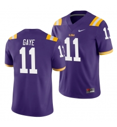 LSU Tiger Ali Gaye Purple Game Men'S Jersey LSU Tiger Ali Gaye Purple Game Men'S Jersey