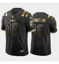 LSU Tiger K'Lavon Chaisson Black Golden Edition Men'S Jersey LSU Tiger K'Lavon Chaisson Black Golden Edition Men'S Jersey