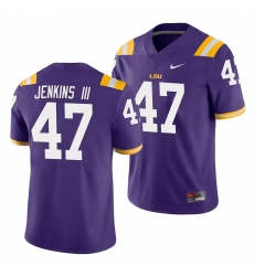 LSU Tiger Nelson Jenkins Iii Purple Game Men'S Jersey LSU Tiger Nelson Jenkins Iii Purple Game Men'S Jersey