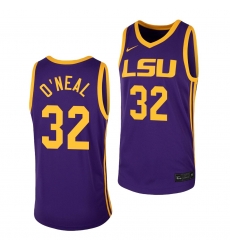 LSU Tiger Shareef O'Neal Purple College Basketball Lsu Tigers Jersey LSU Tiger Shareef O'Neal Purple College Basketball Lsu Tigers Jersey