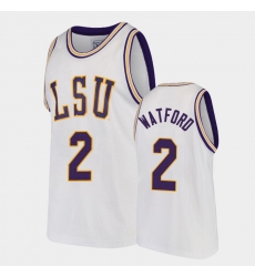 LSU Tiger Trendon Watford White Replica Men'S Jersey LSU Tiger Trendon Watford White Replica Men'S Jersey