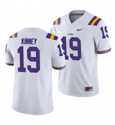 LSU Tiger Walker Kinney White College Football Men'S Jersey LSU Tiger Walker Kinney White College Football Men'S Jersey