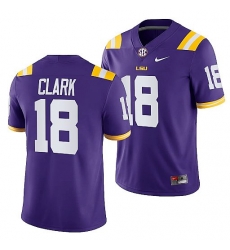 Lsu Tigers Damone Clark Purple College Football Men Jersey Lsu Tigers Damone Clark Purple College Football Men Jersey
