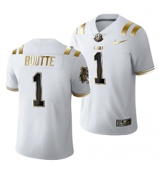 Lsu Tigers Kayshon Boutte 2021 22 Golden Edition Limited Football White Jersey Lsu Tigers Kayshon Boutte 2021 22 Golden Edition Limited Football White Jersey