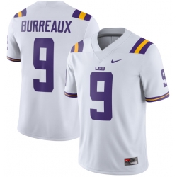 Men's Nike Joe Burrow White LSU Tigers Burreaux Alumni Player Jersey