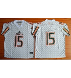 Hurricanes #15 Brad Kaaya White Stitched NCAA Jerseys Hurricanes #15 Brad Kaaya White Stitched NCAA Jerseys