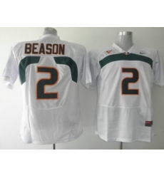 Hurricanes #2 Jon Beason White Embroidered NCAA Jerseys Hurricanes #2 Jon Beason White Embroidered NCAA Jerseys