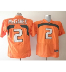 Hurricanes #2 Willis McGahee Orange Embroidered NCAA Jerseys Hurricanes #2 Willis McGahee Orange Embroidered NCAA Jerseys