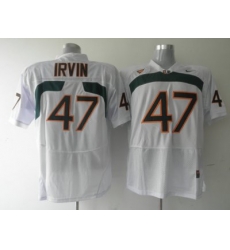 Hurricanes #47 Michael Irvin White Embroidered NCAA Jerseys Hurricanes #47 Michael Irvin White Embroidered NCAA Jerseys