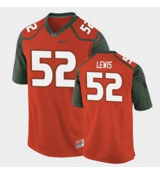 Men Miami Hurricanes Ray Lewis Replica Orange College Football Jersey Men Miami Hurricanes Ray Lewis Replica Orange College Football Jersey
