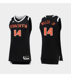 Men Miami Hurricanes Rodney Miller Jr. Black White Chase College Basketball Jersey Men Miami Hurricanes Rodney Miller Jr. Black White Chase College Basketball Jersey