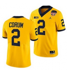 Michigan Wolverines Blake Corum Maize 2021 Orange Bowl Playoffs Limited Jersey Michigan Wolverines Blake Corum Maize 2021 Orange Bowl Playoffs Limited Jersey
