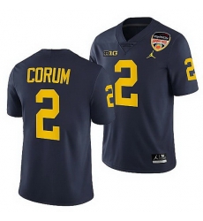 Michigan Wolverines Blake Corum Navy 2021 Orange Bowl College Football Playoff Jersey Michigan Wolverines Blake Corum Navy 2021 Orange Bowl College Football Playoff Jersey