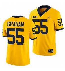 Michigan Wolverines Brandon Graham Maize Nfl Alumni Men Jersey Michigan Wolverines Brandon Graham Maize Nfl Alumni Men Jersey