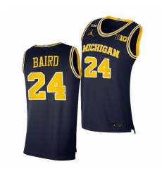 Michigan Wolverines C.J. Baird 2021 Big Ten Regular Season Champions Blm Navy Jersey Michigan Wolverines C.J. Baird 2021 Big Ten Regular Season Champions Blm Navy Jersey