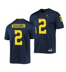 Michigan Wolverines Charles Woodson Navy Game Men'S Jersey Michigan Wolverines Charles Woodson Navy Game Men'S Jersey