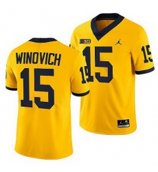 Michigan Wolverines Chase Winovich Maize Nfl Alumni Men Jersey Michigan Wolverines Chase Winovich Maize Nfl Alumni Men Jersey
