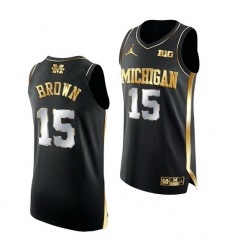 Michigan Wolverines Chaundee Brown 2021 March Madness Golden Authentic Black Jersey Michigan Wolverines Chaundee Brown 2021 March Madness Golden Authentic Black Jersey