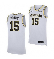 Michigan Wolverines Chaundee Brown Jr White Replica Jersey Michigan Wolverines Chaundee Brown Jr White Replica Jersey