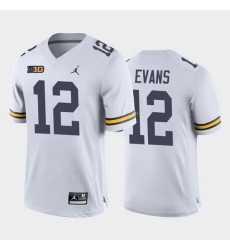 Michigan Wolverines Chris Evans White Away Men'S Jersey Michigan Wolverines Chris Evans White Away Men'S Jersey