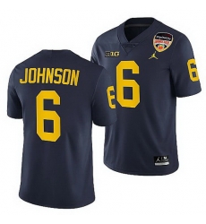 Michigan Wolverines Cornelius Johnson Navy 2021 Orange Bowl College Football Playoff Jersey Michigan Wolverines Cornelius Johnson Navy 2021 Orange Bowl College Football Playoff Jersey