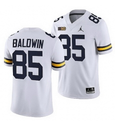 Michigan Wolverines Daylen Baldwin White College Football Men Jersey Michigan Wolverines Daylen Baldwin White College Football Men Jersey