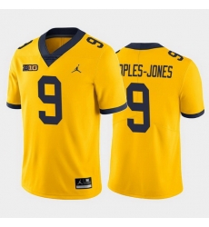 Michigan Wolverines Donovan Peoples Jones Yellow Alternate Men'S Jersey Michigan Wolverines Donovan Peoples Jones Yellow Alternate Men'S Jersey