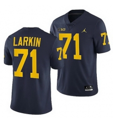 Michigan Wolverines Dylan Larkin Navy Red Wings Player College Football Jersey Michigan Wolverines Dylan Larkin Navy Red Wings Player College Football Jersey