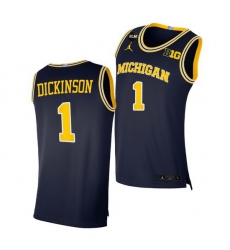 Michigan Wolverines Hunter Dickinson 2021 Big Ten Regular Season Champions Blm Navy Jersey Michigan Wolverines Hunter Dickinson 2021 Big Ten Regular Season Champions Blm Navy Jersey