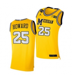 Michigan Wolverines Jace Howard Yellow Blm Social Justice Men Jersey Michigan Wolverines Jace Howard Yellow Blm Social Justice Men Jersey
