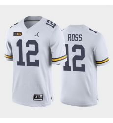 Michigan Wolverines Josh Ross White Away Men'S Jersey Michigan Wolverines Josh Ross White Away Men'S Jersey