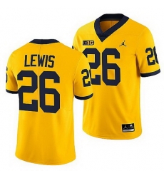 Michigan Wolverines Jourdan Lewis Maize Nfl Alumni Men Jersey Michigan Wolverines Jourdan Lewis Maize Nfl Alumni Men Jersey