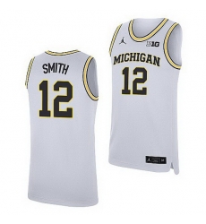 Michigan Wolverines Mike Smith White Replica Jersey Michigan Wolverines Mike Smith White Replica Jersey