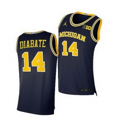 Michigan Wolverines Moussa Diabate Navy 2021 Class Jersey Michigan Wolverines Moussa Diabate Navy 2021 Class Jersey