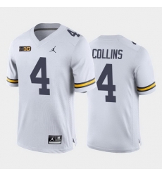 Michigan Wolverines Nico Collins White Away Men'S Jersey Michigan Wolverines Nico Collins White Away Men'S Jersey