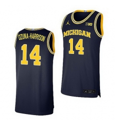 Michigan Wolverines Rico Ozuna Harrison Navy Limited Basketball Jersey Michigan Wolverines Rico Ozuna Harrison Navy Limited Basketball Jersey