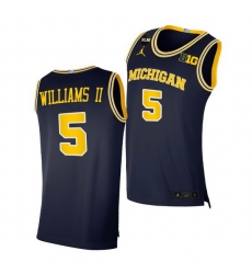 Michigan Wolverines Terrance Williams Ii 2021 Big Ten Regular Season Champions Blm Navy Jersey Michigan Wolverines Terrance Williams Ii 2021 Big Ten Regular Season Champions Blm Navy Jersey