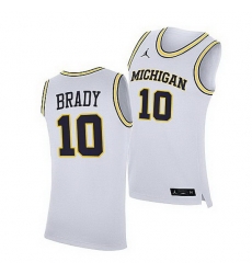 Michigan Wolverines Tom Brady White College Basketball Honorary Alumni Jersey Michigan Wolverines Tom Brady White College Basketball Honorary Alumni Jersey