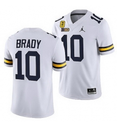 Michigan Wolverines Tom Brady White Tm 42 Patch Oxford Strong Jersey Michigan Wolverines Tom Brady White Tm 42 Patch Oxford Strong Jersey