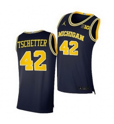 Michigan Wolverines Will Tschetter Navy 2021 Class Jersey Michigan Wolverines Will Tschetter Navy 2021 Class Jersey