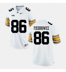 C.J. Fiedorowicz White Iowa Hawkeyes Alumni Football Game Jersey C.J. Fiedorowicz White Iowa Hawkeyes Alumni Football Game Jersey