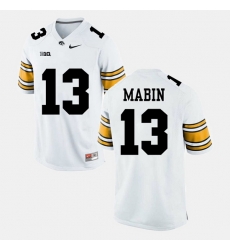 Greg Mabin White Iowa Hawkeyes Alumni Football Game Jersey Greg Mabin White Iowa Hawkeyes Alumni Football Game Jersey
