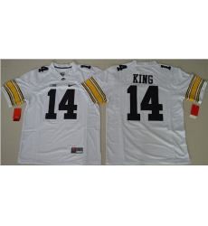 Hawkeyes #14 Desmond King White Stitched NCAA Jersey Hawkeyes #14 Desmond King White Stitched NCAA Jersey
