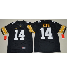 Iowa Hawkeyes 14 Desmond King Black College Football Jersey Iowa Hawkeyes 14 Desmond King Black College Football Jersey