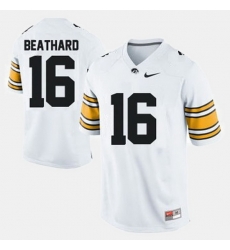 Iowa Hawkeyes C.J. Beathard College Football White Jersey Iowa Hawkeyes C.J. Beathard College Football White Jersey