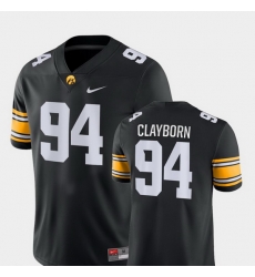 Men Iowa Hawkeyes Adrian Clayborn 94 Black Game College Football Jersey Men Iowa Hawkeyes Adrian Clayborn 94 Black Game College Football Jersey