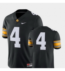 Men Iowa Hawkeyes Black College Football 2018 Game Jersey Men Iowa Hawkeyes Black College Football 2018 Game Jersey