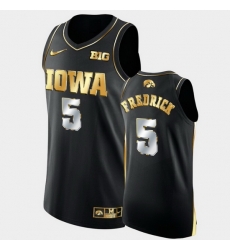Men Iowa Hawkeyes C.J. Fredrick Golden Edition Black Authentic Limited Jersey Men Iowa Hawkeyes C.J. Fredrick Golden Edition Black Authentic Limited Jersey