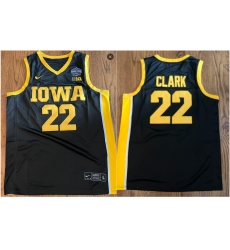 Men Iowa Hawkeyes Caitlin Clark #22 Black Stitched NCAA Jersey Men Iowa Hawkeyes Caitlin Clark #22 Black Stitched NCAA Jersey