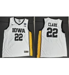 Men Iowa Hawkeyes Caitlin Clark #22 White Stitched NCAA Jersey Men Iowa Hawkeyes Caitlin Clark #22 White Stitched NCAA Jersey